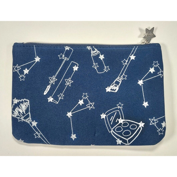 IPSY November 2016 Glam Bag Travel Sized Navy Blue And Silver (Bag Only) - Picture 2 of 3